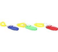 Flamingo Sifflet pour chien Clicker Xoë Plusieurs couleurs - 7,5x3x2cm - Avec bouton-poussoir et câble flexible - utilisé aussi comme sifflet - Pas de choix de couleur possible