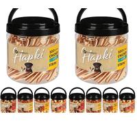 FLAMINGO - Snack Hapki pour Chien XXL - Sushis Tendres au Poulet et Poisson - Idéal pour Labrador, Beagle, Shih Tzu et Bulldog Français - 650 g (Lot de 2)