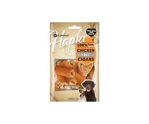 Flamingo Snacks Bonbons Hapki Cigare au poulet et riz 4 x 85 g