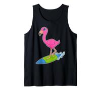 Flamingo Surf Planche de Surf Été Débardeur