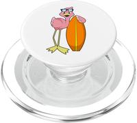 Flamingo Surf Planche de Surf Été PopSockets PopGrip pour MagSafe