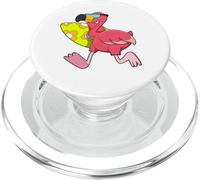 Flamingo Surf Planche de Surf Été PopSockets PopGrip pour MagSafe