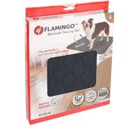 FLAMINGO-Tapis d’entrainement anthracite lavable pour chien Flamingo Patsy L - 85 x 51 cm