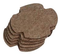FLAMINGO-Tapis de nidification pour oiseaux coloris marron en feutre Flamingo Japie - x 6