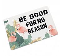 Flamingo Tapis d'entrée d'intérieur ou d'extérieur pour entrées, garages, terrasses, zones à fort trafic, 50 x 80 cm