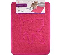 Flamingo Tapis pour bac à litière Rosie Matti Fuchsia - 35x48cm - Fond anti-dérapant - Résistant aux éclaboussures - Facile à nettoyer