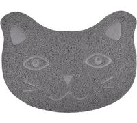 Flamingo Tapis pour bac à litière Zelda Matti Gris - 30x40cm - Fond anti-dérapant - Résistant aux éclaboussures - Facile à nettoyer