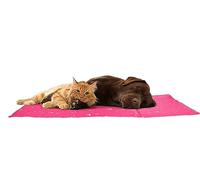 Flamingo Tapis Rafraichissant - 90CM XXL - Couverture Rafraichissante Automatique Chien Chat - Auto-refroidissant Matelas - qualité superieur - Reste Froid Plus Longtemps - Produit Populaire!!!