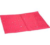 Flamingo Tapis rafraichissant Chat - Tapis rafraichissant Chien - Taille M 70x50cm - Pliable et Facile à Ranger - Tapis Frais été Animaux Tapis rafraîchissant Drop Fuchsia