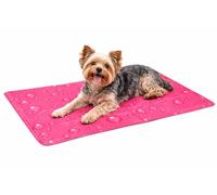 Flamingo Tapis rafraichissant Chat - Tapis rafraichissant Chien - Taille S 50x40cm - Pliable et Facile à Ranger - Tapis Frais été Animaux Tapis rafraîchissant Drop Fuchsia