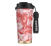 Flamingo Tasse à café à double paroi en acier inoxydable 316, durable, isolée et élégante pour les amateurs de café et de thé