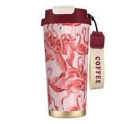 Flamingo Tasse à café à double paroi en acier inoxydable 316, durable, isolée et élégante pour les amateurs de café et de thé