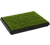 Flamingo Toilette Pour Animaux Herbe + Plateau Pelou 63x51x6, pour Chien 3cm