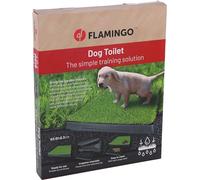 Flamingo Toilettes pour Animaux Pelou - 48x35x6 cm - Plateau Hygiénique Facile à Nettoyer - Idéal pour Chiens, Chats et Petits Animaux - Confort et Propreté Assurés