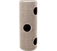 Flamingo Tonneau Àâ Griffer Greta Gris L pour Chat 38x38x100cm