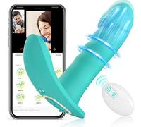 Flamingo Toys Wearable Vibrator Medical Silicone Télécommande sans fil Vibrant Rechargeable M + a + ssager Jouets pour femmes Couples Smart App Bluetooth Control Massage A3