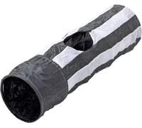 Flamingo Tunnel Pour Chat Noir/blanc 50x25cm