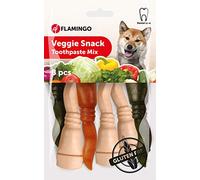 Flamingo Veggie Dentifrice Mix pour Chien 8 cm 8 Pièces