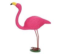 Flamingo Yard Decor, Pink Plastic Flamingo Simulation Lawn Ornaments Bird Drive Garden Protectors Party Decorations for Outdoor Garden Yard (Big)