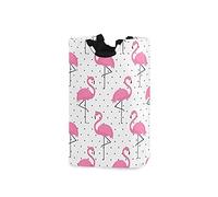 FlamingoLarge panier à linge sac fourre-tout, panier à linge en tissu pliable, sac à vêtements pliable, bac de lavage pliant