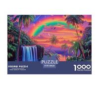 FlamingoPuzzle De 1000 Pièces pour Adultes - Jeu D'Adresse Impossible Et Coloré pour Toute La Famille - Tropical Rain Forest 38x26cm/1000pcs