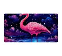 Flamingos on The Lake Surface-1264 Tapis de couloir de cuisine rembourré résistant aux taches, facile à nettoyer pour maison, évier et bureau, 40 x 75 cm