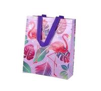 Flamingos sac cadeau lilas 30,5cm x 24,5cm x 10cm
