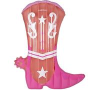Flamingueo Bouee Piscine, Cowboy Design, Extra Large, Double Valve, PVC Résistant, 151 x 182 x 17 cm