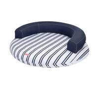 Flamingueo Bouee Piscine - Matelas Piscine - Extra Grand - Structure Intérieure en PVC - Housse Extérieure en Polyester - Bleu Marine