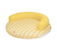 Flamingueo Bouee Piscine - Matelas Piscine - Extra Grand - Structure Intérieure en PVC - Housse Extérieure en Polyester - Jaune
