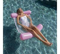 Flamingueo Bouee Piscine - Matelas Piscine, Hamac Gonflable, Bouée, Hamac Piscine, Tapis Flottant Piscine, Matelas Piscine Gonflable (73x16,5x115cm)