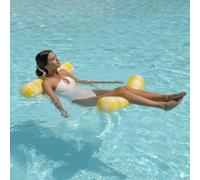 Flamingueo Bouee Piscine - Matelas Piscine, Hamac Gonflable, Bouée, Hamac Piscine, Tapis Flottant Piscine, Matelas Piscine Gonflable (73x16,5x115cm)