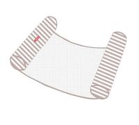 Flamingueo Bouee Piscine - Tapis Flottant - PVC Résistant - Grille en Nylon - Beige