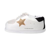 Flamingueo Chausson Sneakers - Pantoufles Femme Hiver, Chausson Homme, Unisex, Pantoufles Homme Confortable, Slippers, Taille Unique