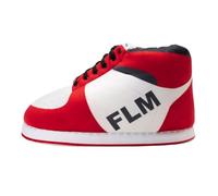 Flamingueo Chaussons Femme - Pantoufles Homme - Design Sneakers - Unisexe - Slippers - 100% Polyester Ultra-doux - Antidérapants - Taille Unique