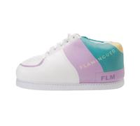 Flamingueo Chaussons Femme - Pantoufles Homme - Design Sneakers - Unisexe - Slippers - 100% Polyester Ultra-doux - Antidérapants - Taille Unique
