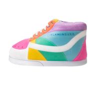 Flamingueo Chaussons Femme - Pantoufles Homme - Design Sneakers - Unisexe - Slippers - 100% Polyester Ultra-doux - Antidérapants - Taille Unique