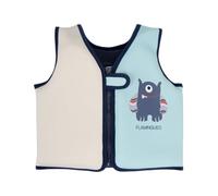 Flamingueo Gilet Natation Enfant - Gilet Piscine et Plage - Néoprène et Mousse EPE - Sangle Réglable - 3-6 Ans - Bleu Marine