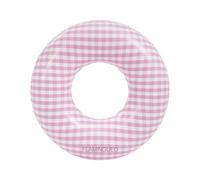 Flamingueo Gonflable pour Enfants - Bouée - pour Plage et Piscine - Design Donut - PVC Résistant - Double Valve - Motif Vichy Violet