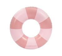 Flamingueo Gonflable pour Enfants - Bouée - pour Plage et Piscine - Design Donut - PVC Résistant - Double Valve - Rose