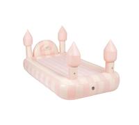 Flamingueo Matelas Gonflable pour Enfants - PVC - Design Château - Rose
