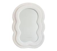 Flamingueo Miroir Mural - Miroir Vague, Miroir Mural Asymétrique, Decoration Chambre, Miroir Ondulé, Miroir Entree, Miroir Chambre, Miroir de Table