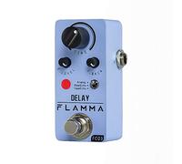 FLAMMA FC03 Pédale de retard pour guitare électrique, 3 modes d'effets de retard, bande analogique d'écho réel, Echo True Bypass