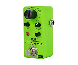 FLAMMA FC05 Mini pédale de modulation avec chorus Flanger Tremolo Phaser Vibrato Liquide Rotatif Autowah Anneau de Bégaiement LowBit