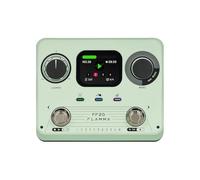 FLAMMA FF20 Looper Pédale de tambour avec écran, enregistrement de 300 minutes, 220 rainures de batterie, 100 fentes de boucle, étirement du temps, enregistrement automatique, sortie USB et casque
