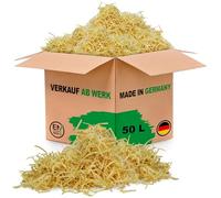 FLAMMBURO Fibres d'allumage en bois et cire - L'allume-feu parfait pour cheminée/barbecue - Alternative à la laine d'allumage et aux cubes d'allumage (50 l)