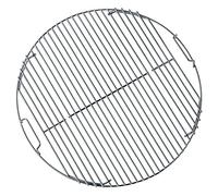 FLAMMBURO | Grille de barbecue ronde 47/44 cm | Acier chromé avec une épaisseur de 4 mm | Support de gril stable | Pour barbecue boule et BBQ