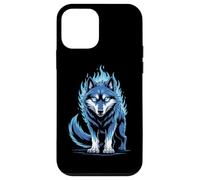Flamme Bleue Loup Esprit Animal Puissant Coque pour iPhone 12 mini
