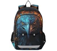 Flamme De Feu Condor Oiseau Animal Sac à Dos Enfant Garçons Filles Cartable Réfléchissante Femme Homme Sac école Ordinateur Portable de Voyage