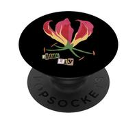 Flamme Lily botanique Plantes vénéneuses symbolisme Fleur PopSockets PopGrip Adhésif